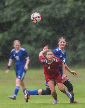Emma Johansson, Lyckå FF och Zoey Brodd, IFK Östersund