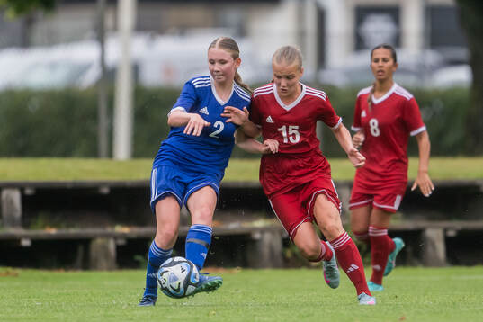 Leah Bergqvist, IK Uppsala Fotboll och Maja Jernström,