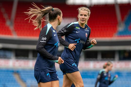 Ada Hegerberg of the Norwegian women's national football