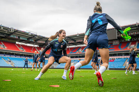 Tuva Hansen of the Norwegian women's national football team