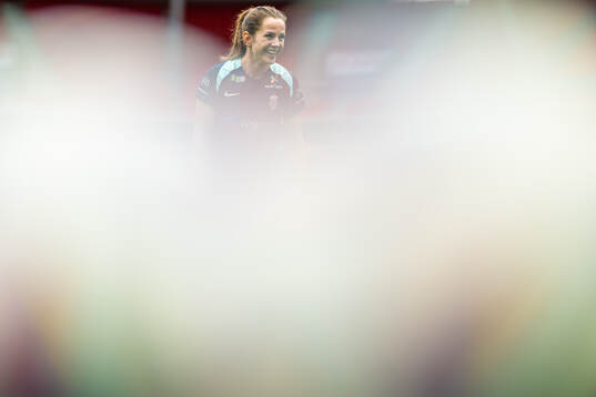 Tuva Hansen of the Norwegian women's national football team