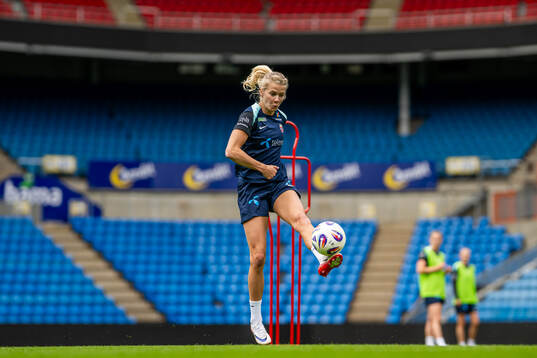 Ada Hegerberg of the Norwegian women's national football