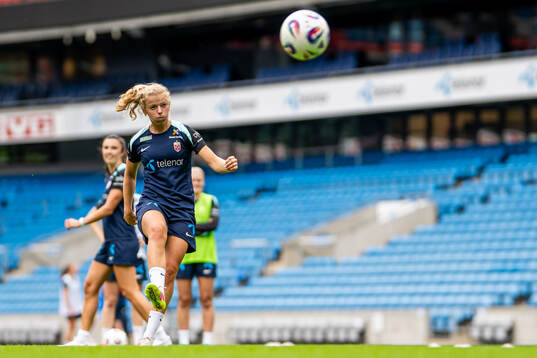 Justine Kielland of the Norwegian women's national football