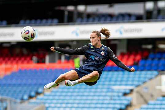 Caroline Graham Hansen of the Norwegian women's national