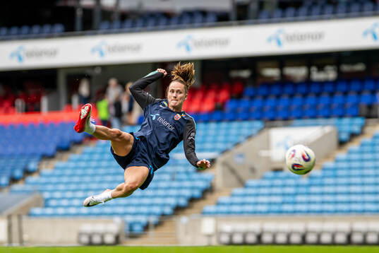 Caroline Graham Hansen of the Norwegian women's national