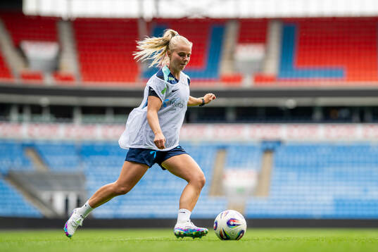 Emilie Woldvik of the Norwegian women's national football
