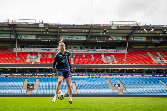 Caroline Graham Hansen of the Norwegian women's national