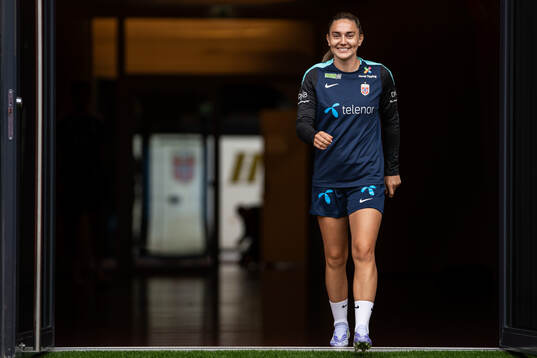 Vilde Bøe Risa of the Norwegian women's national football