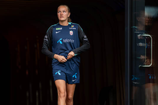 Frida Maanum of the Norwegian women's national football team