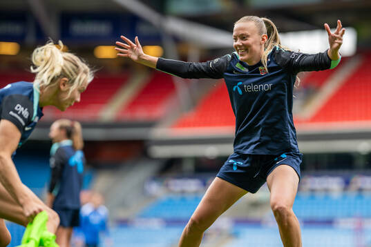 Synne Sofie Kinden Jensen of the Norwegian women's national