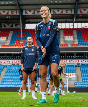 Lisa Naalsund of the Norwegian women's national football