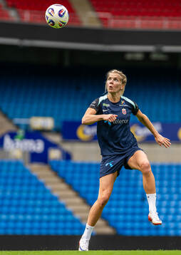 Ada Hegerberg of the Norwegian women's national football