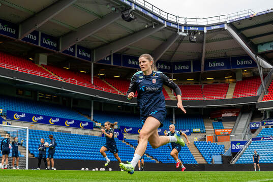 Maren Mjelde of the Norwegian women's national football team