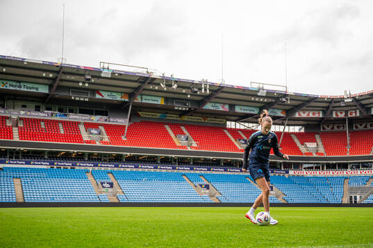 Caroline Graham Hansen of the Norwegian women's national