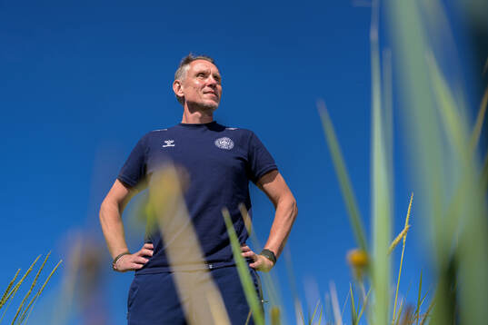 Head coach Andreé Jeglertz of the Danish women's national