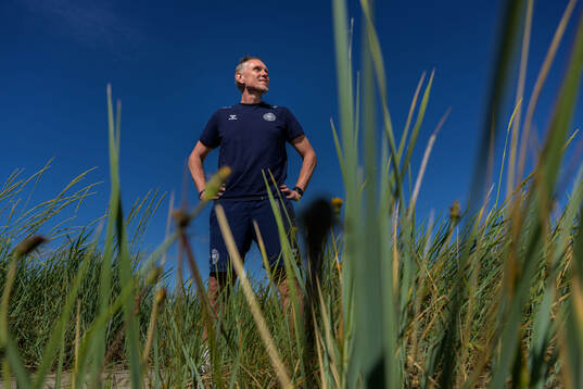 Head coach Andreé Jeglertz of the Danish women's national