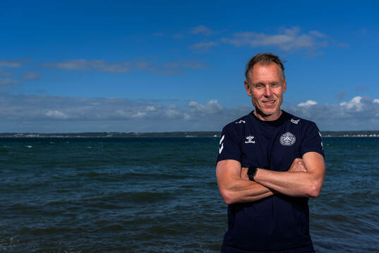 Head coach Andreé Jeglertz of the Danish women's national
