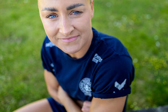 Sanne Troelsgaard of the Danish women's national football