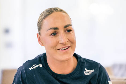 Sanne Troelsgaard of the Danish women's national football