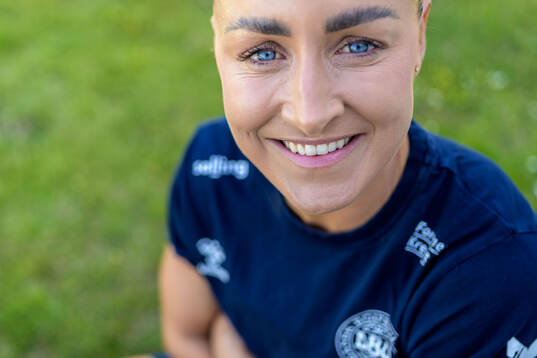 Sanne Troelsgaard of the Danish women's national football
