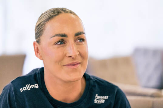 Sanne Troelsgaard of the Danish women's national football