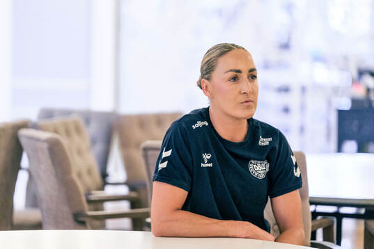Sanne Troelsgaard of the Danish women's national football