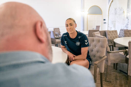 Sanne Troelsgaard of the Danish women's national football