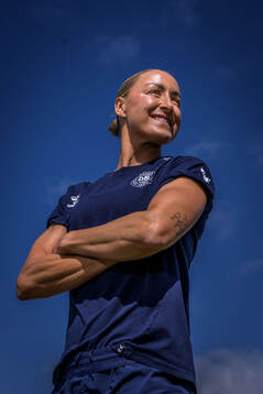 Sanne Troelsgaard of the Danish women's national football