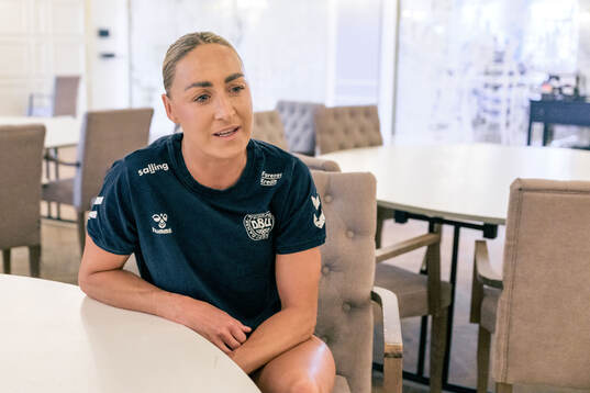 Sanne Troelsgaard of the Danish women's national football