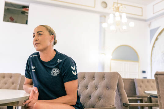 Sanne Troelsgaard of the Danish women's national football