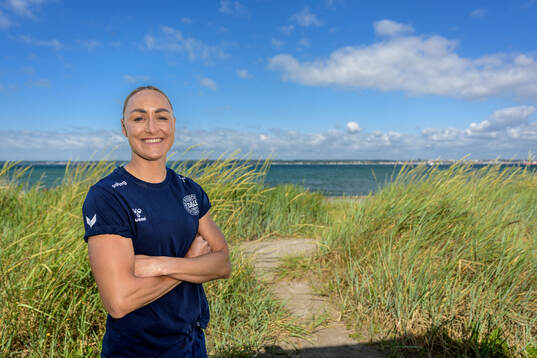 Sanne Troelsgaard of the Danish women's national football