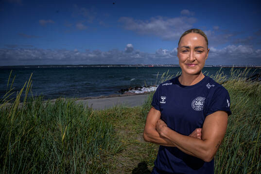 Sanne Troelsgaard of the Danish women's national football