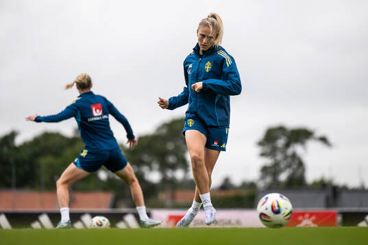Rebecka Blomqvist of the Swedish women's national football