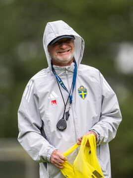 Head coach Peter Gerhardsson of the Swedish women's