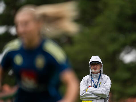 Head coach Peter Gerhardsson of the Swedish women's