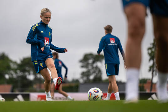 Matilda Vinberg of the Swedish women's national football