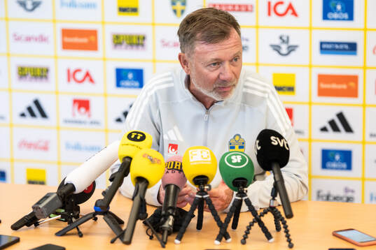 Bläddra bland fler bilder av Football, Sweden, Press Event