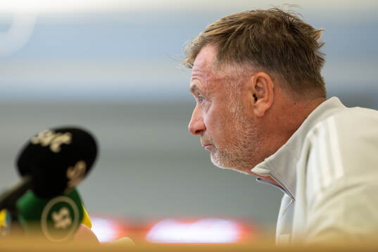 Head coach Peter Gerhardsson of the Swedish women's