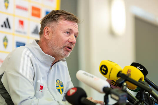 Head coach Peter Gerhardsson of the Swedish women's