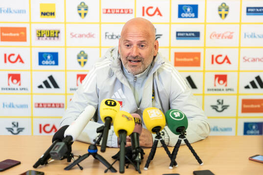 Assistant coach Magnus Wikman of the Swedish women's