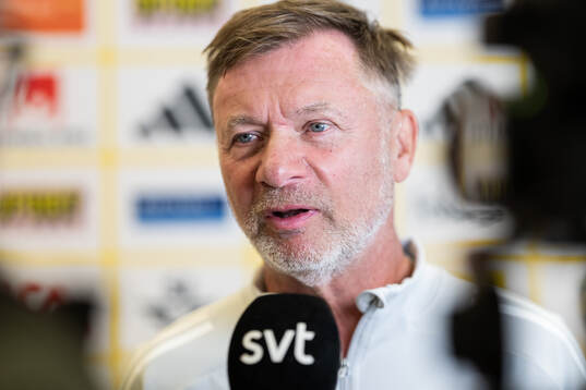 Head coach Peter Gerhardsson of the Swedish women's