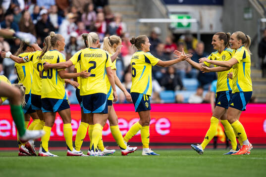 Filippa Angeldahl, Nathalie Björn and Magdalena Eriksson