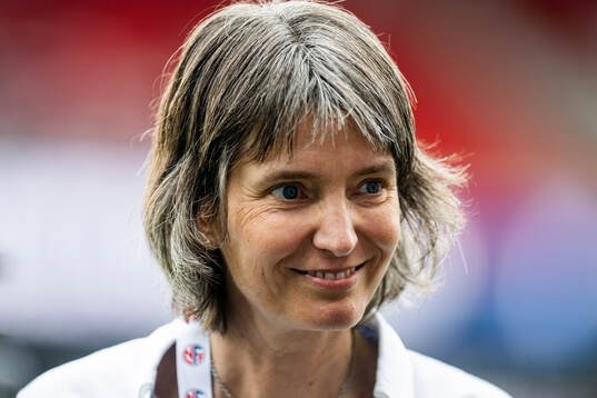 Former football player Ann Kristin Aarønes