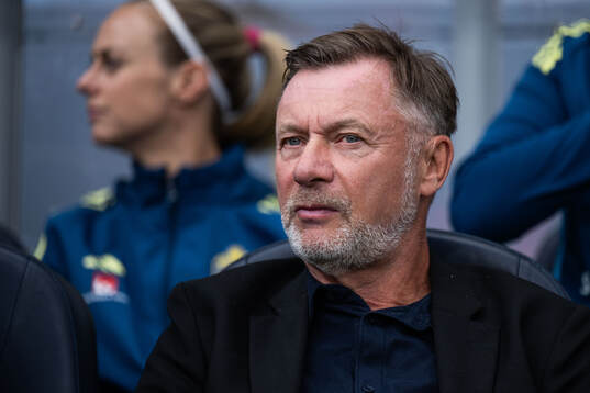 Head coach Peter Gerhardsson of Sweden