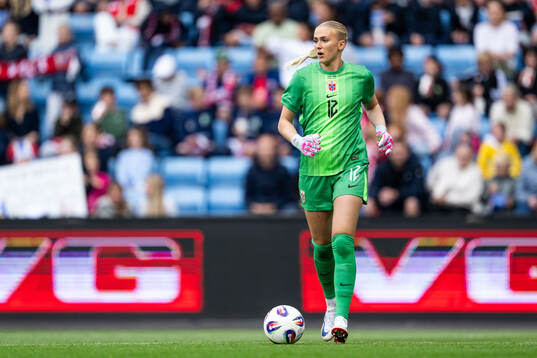 Goalkeeper Selma Panengstuen of Norway