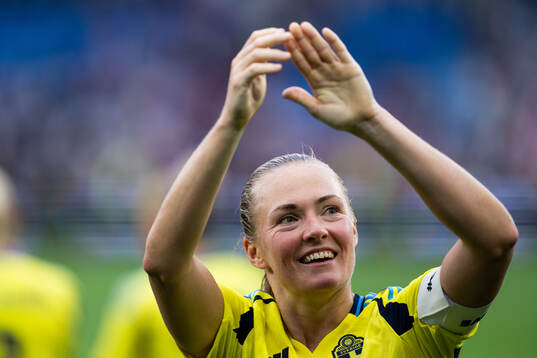 Magdalena Eriksson of Sweden celebrates