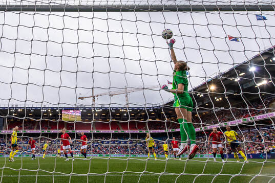 Goalkeeper Selma Panengstuen of Norway