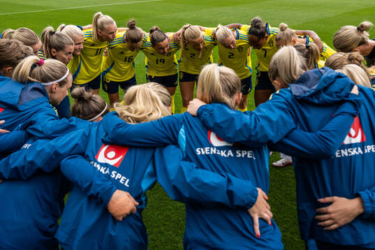 Goalkeeper Emma Holmgren, Stina Blackstenius, Filippa