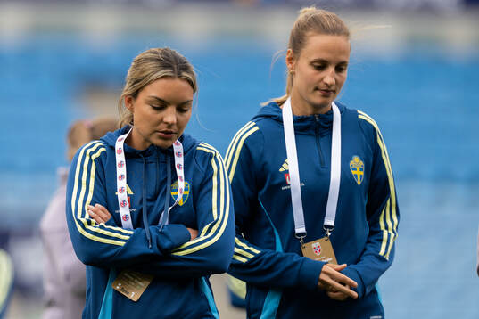 Johanna Rytting Kaneryd and Nathalie Björn of Sweden