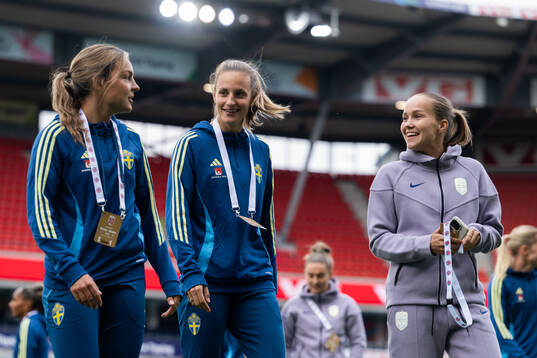 Johanna Rytting Kaneryd and Nathalie Björn of Sweden with